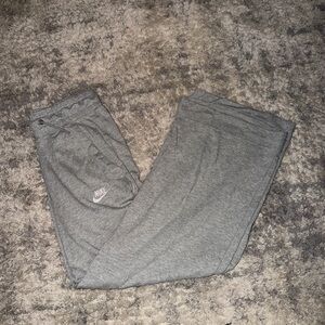 Nike Heather Gray Wide Leg Pants